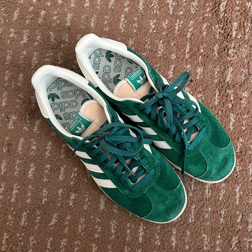 Adidas Gazelle Green Sneakers W8/M6.5